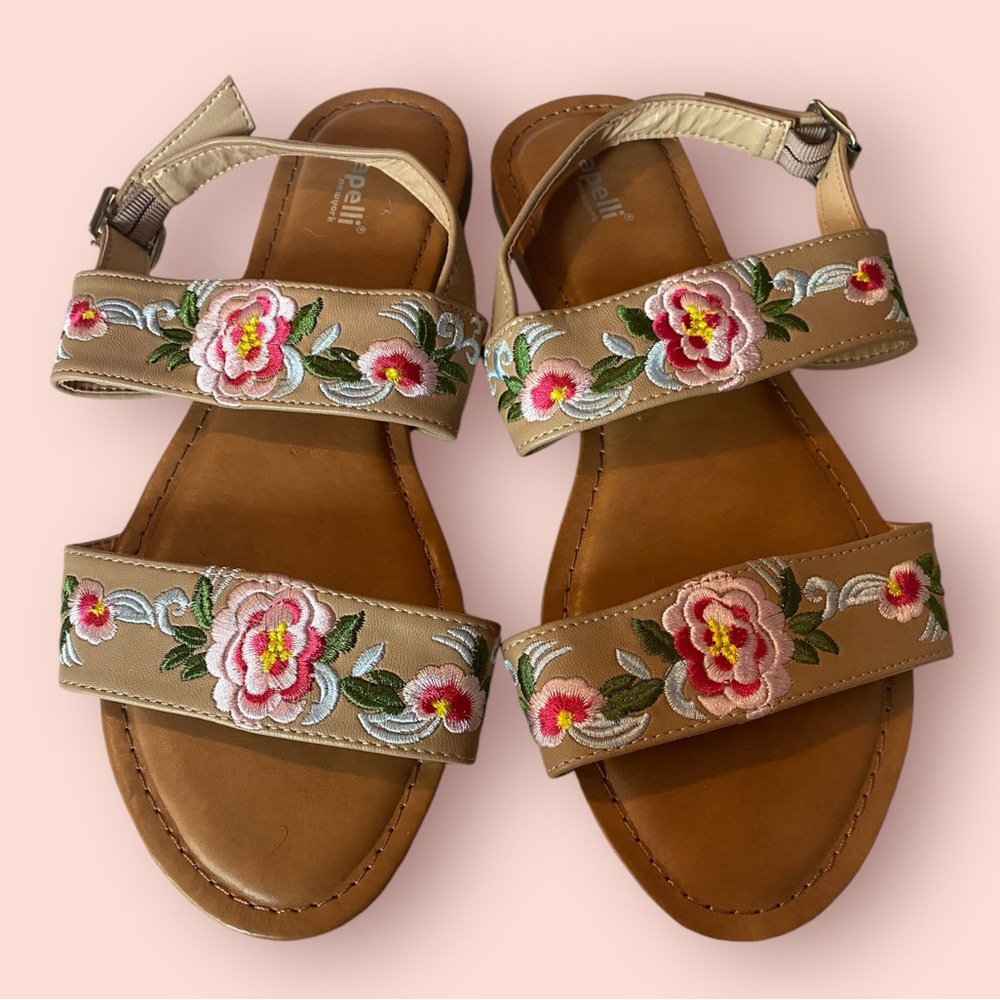 Embroidered Sandals